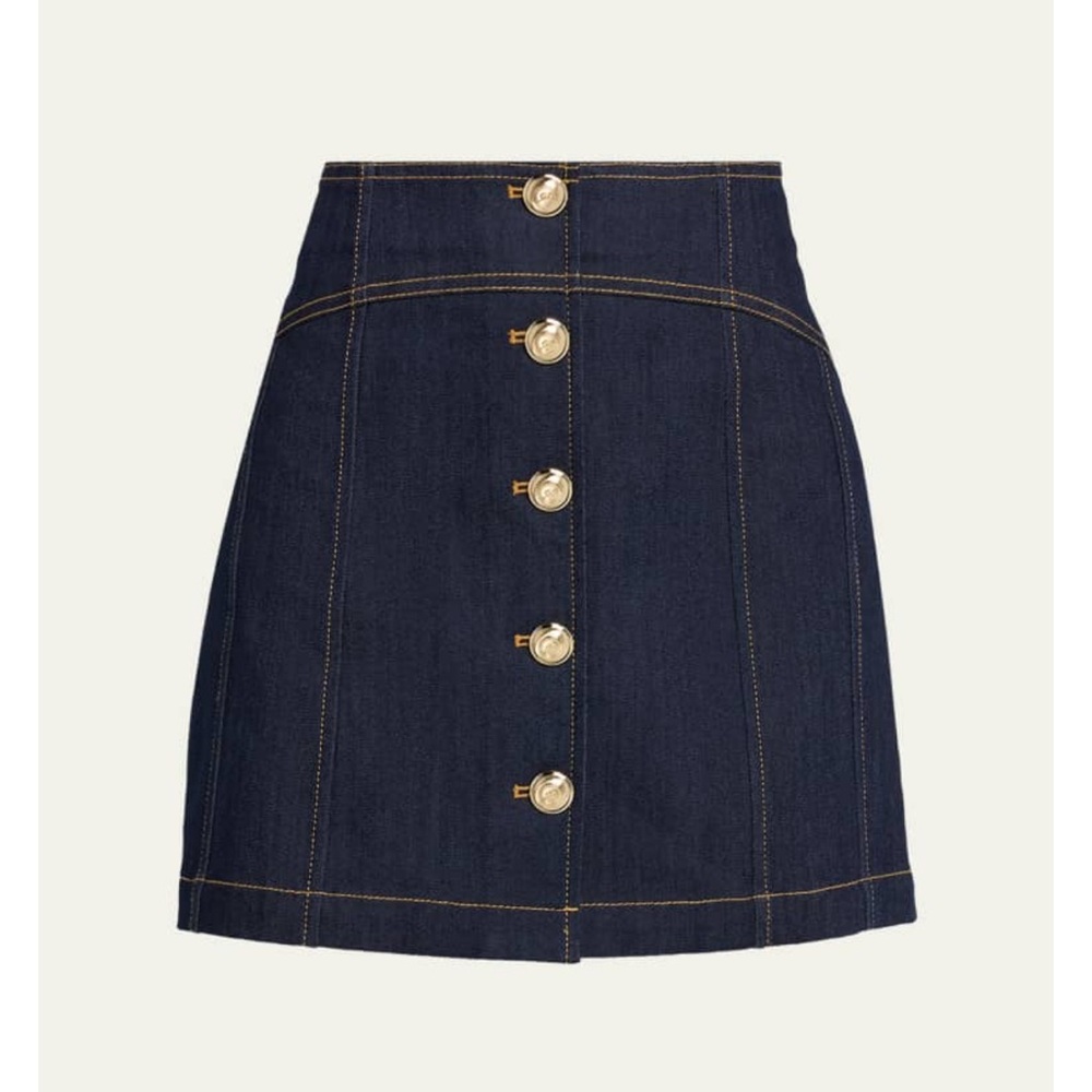 CINQ A SEPT
Claudia Denim Mini Skirt